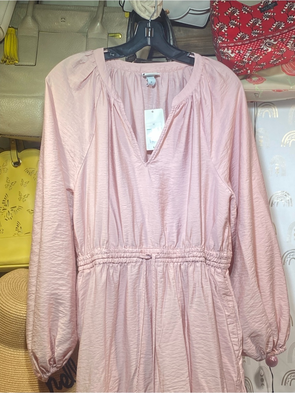 a new day Dusty Blush Long Sleeve Maxi Dress - Picture 3 of 10